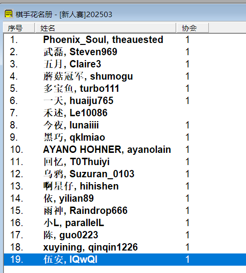 2025“栢龙杯”3月黑白棋新人王争霸赛赛后战报